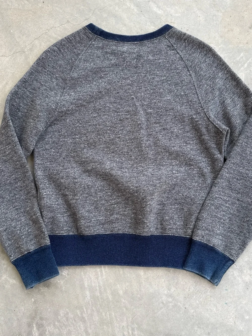Vintage RRL Ralph Lauren US-RL Military Eagle Gray Crewneck Sweatshirt